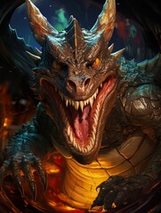 portrait of a dragon