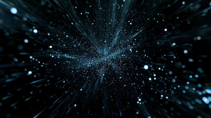 Fototapeta premium A black background with a burst of lights.