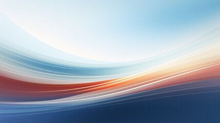 abstract background with smooth wavy lines. Generative AI