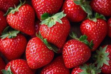 berry background ripe strawberry