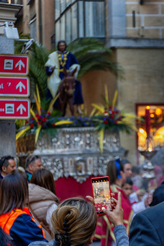 Venerable, Real e Ilustre Hermandad de Nuestra Madre María Inmaculada en su Mayor Angustia y Piedad y Cristo Rey en su entrada triunfal en Jerusalén de Toledo