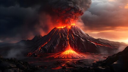 burning fire in the mountainsMountain Inferno: Nature's Fiery Display, Wildfire Majesty: Scorching Peaks, Blazing Horizon: Mountains Aflame, Inferno Symphony: Firestorm Peaks