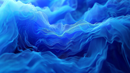An abstract blue blue wave abstract background wallpaper.