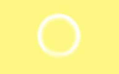 A picture of a fluffy circle (Lemon color)