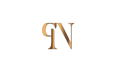 PN, NP , P , N , Abstract Letters Logo Monogram	