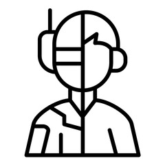 Cyborg Icon