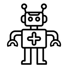 Robotic Nurse Icon