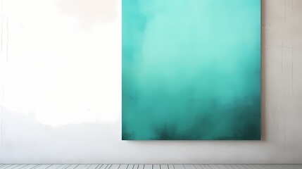 Tranquil single-color abstract background in serene turquoise, creating a calming and visually pleasing atmosphere