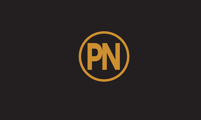 PN, NP , P , N , Abstract Letters Logo Monogram	 - obrazy, fototapety, plakaty