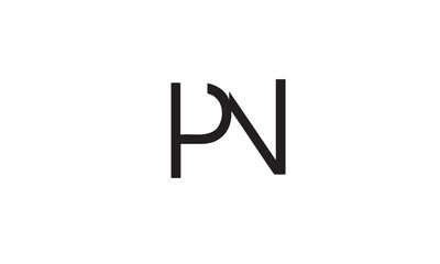  PN, NP , P , N , Abstract Letters Logo Monogram