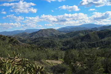 mountains above Morphou Bay in North Cyprus in winter 5