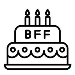 Friendship Cake Icon