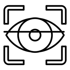 Eye Recognition Icon