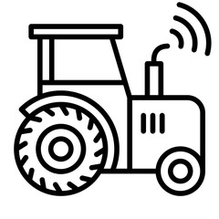 Smart Tractor Icon
