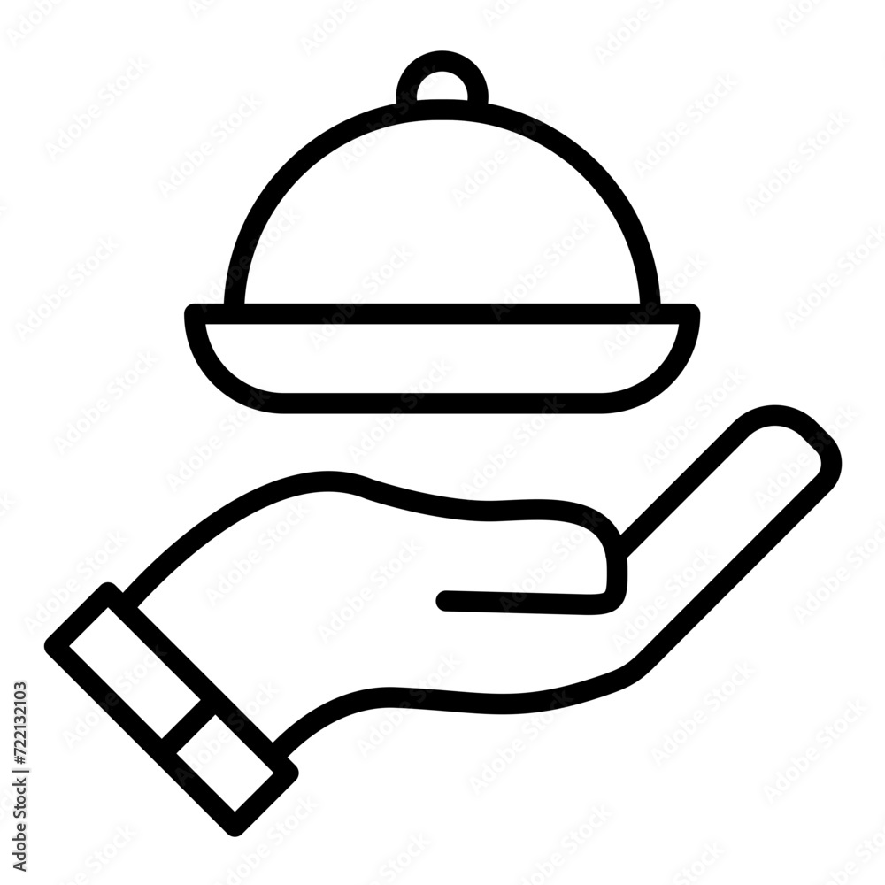 Poster custom catering icon