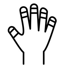 Obraz premium Bandage Icon