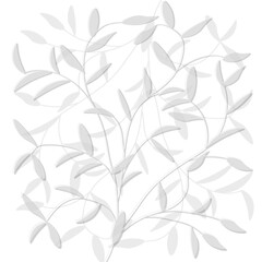  a simple ornament of leaves