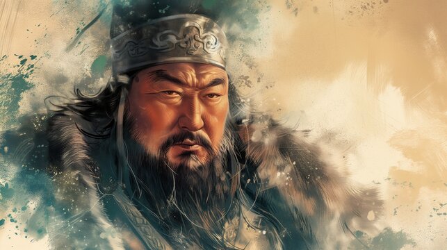Genghis Khan: The Mongol Empire's Conqueror, Warrior on Horseback, Spanning Asia with Strategic Ruling and a Lasting Legacy