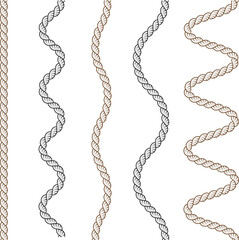 Free vector rope style illustration