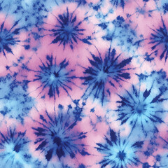 Seamless background with tai dye