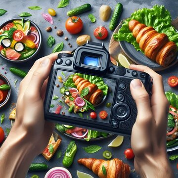 capture food image with camera 