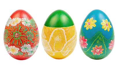 Easter eggs - isolated