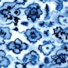 Seamless background with tai dye