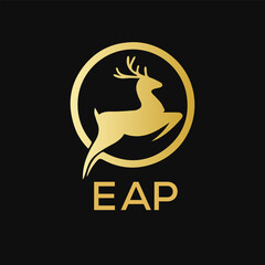 EAP Letter logo design template vector. EAP Business abstract connection vector logo. EAP icon circle logotype.
