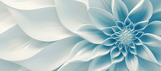 floral wave motif pattern, flower 1 - obrazy, fototapety, plakaty
