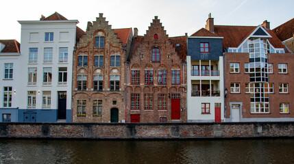 Fototapeta premium Brugge house facade
