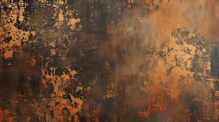rusty metal background, copper black texture wallpaper,  old, vintage, grunge background