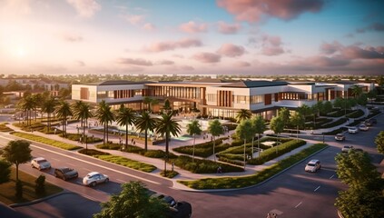 School or university building exterior