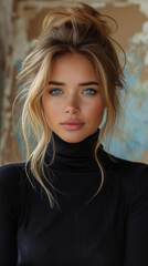 Fototapeta premium a adult blonde girl