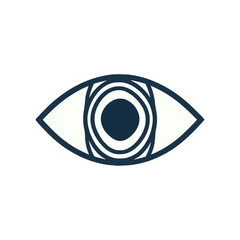 eye optometry logo vector illustration template design - obrazy, fototapety, plakaty