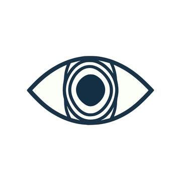 eye optometry logo vector illustration template design
