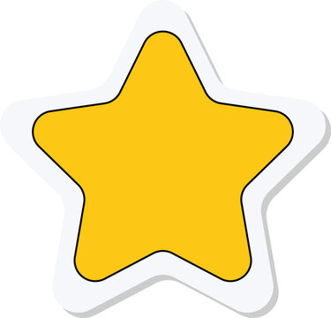 gold star sticker