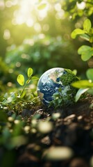 green planet, world environment, earth day globe, eco-friendly environment, protect nature, save earth, concept of the environment, world earth day.