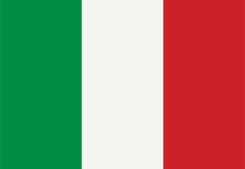 Flag of European country Italy with colors green white and red. Illustration made January 28th, 2024, Zurich, Switzerland. - obrazy, fototapety, plakaty