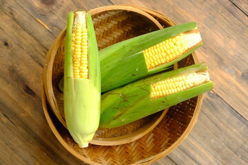 Jagung Manis. Sweet corn is one of the most important commercial maize cultivation groups, after...
