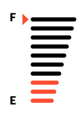 Fuel indicator meter or fuel gauge for petrol, gasoline, diesel level count. Control gas tank fullness. Fuel gauge scales icon. Car dial petrol gasoline dashboard. illustration