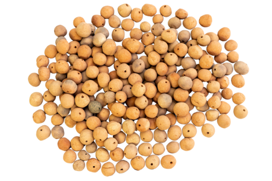Pile of Leca clay balls for plants 