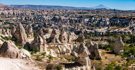 Fototapeta premium Goreme in Nevsehir Province in Cappadocia, Turkey