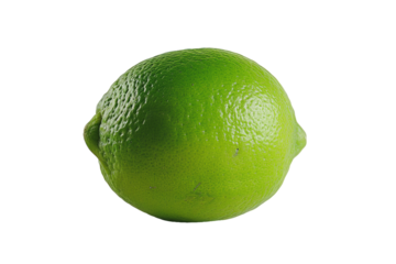 Fresh, juicy lime on a clean white background, isolated and vibrant, representing the healthy and organic essence of this citrus fruit