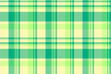 Luxury seamless plaid texture, stylish textile check tartan. Usa vector fabric background pattern in light and teal colors.