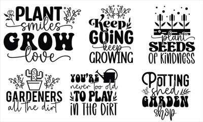 Fototapeta premium Garden SVG Bundle