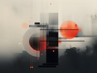 an abstract image with a minimalist theme and a monochromatic color scheme