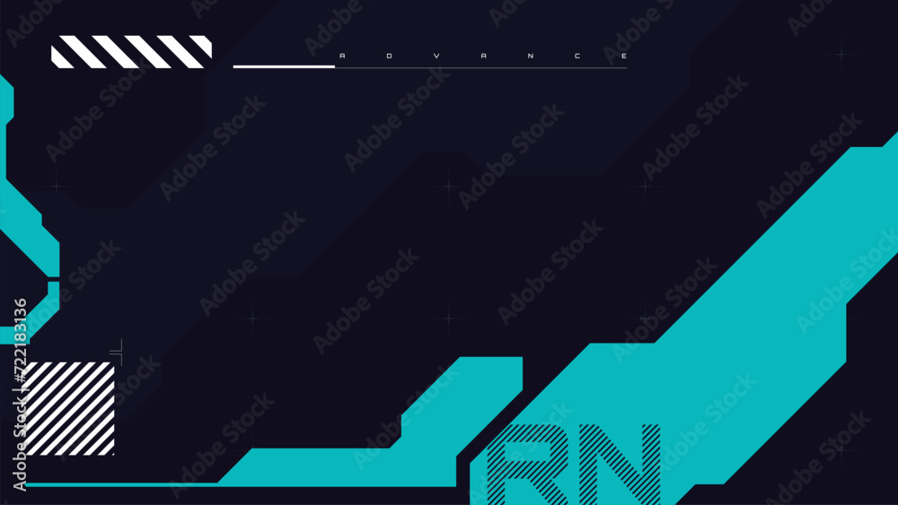 Fototapete abstract futuristic background with cyberpunk style design