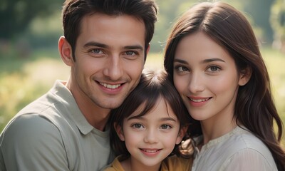 Unforgettable Smiles: A Happy Family Creating Priceless Memories with Their Precious Child