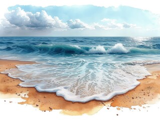 Seaside Watercolor