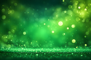 Emerald glow particle